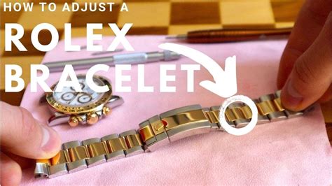 rolex daytona 1992 strap adjustment|how to adjust ss daytona bracelet.